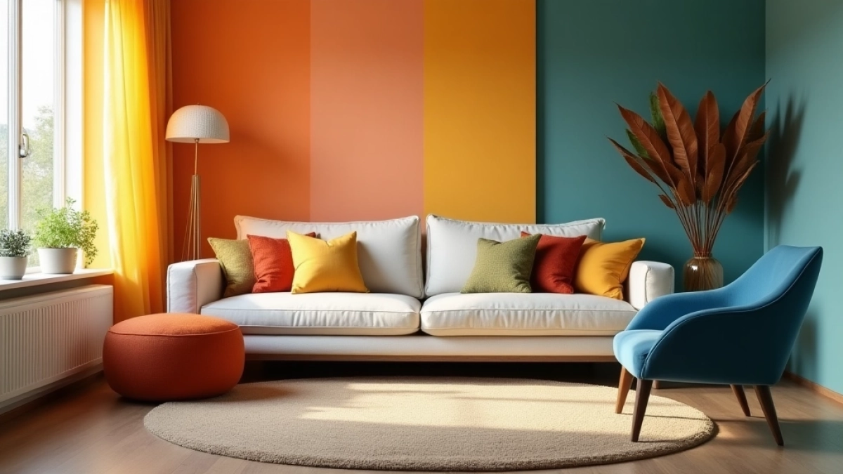 Jak dobrać kolory do salonu