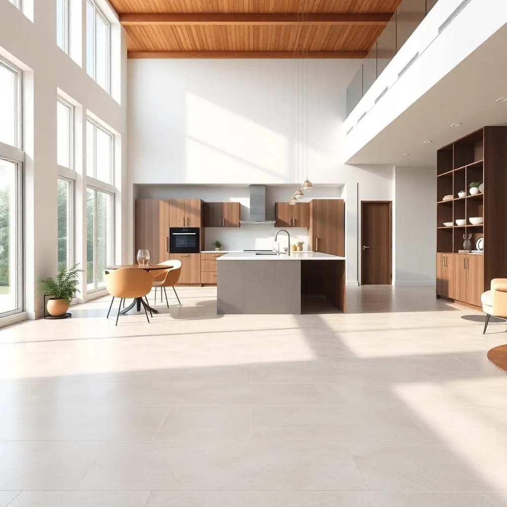 Jaka podłoga do kuchni z salonem