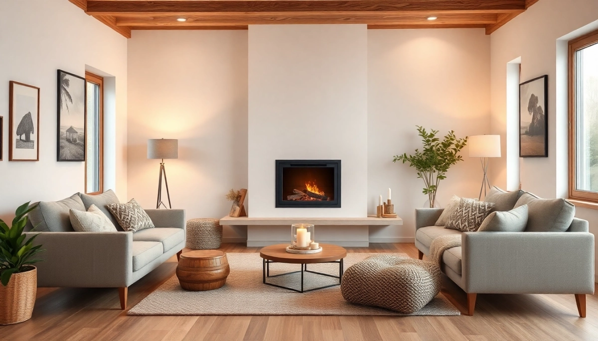 Jaki kominek do salonu 30m2