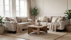beżowy salon aranżacje