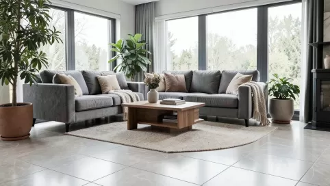 Czy płytki w salonie to dobry pomysł