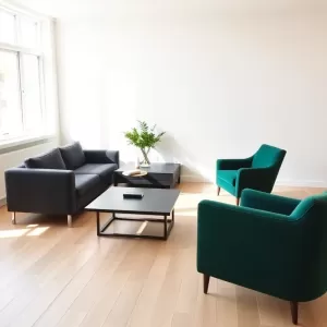 Jakie meble do jasnej podłogi w salonie