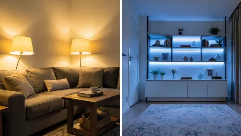 Jakie Światło Do Salonu Ciepłe Czy Zimne