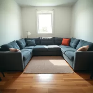 Narożnik w małym salonie